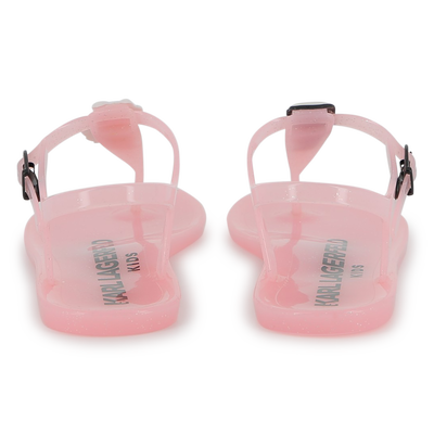 Adjustable Strap Sandals KARL LAGERFELD KIDS GIRL