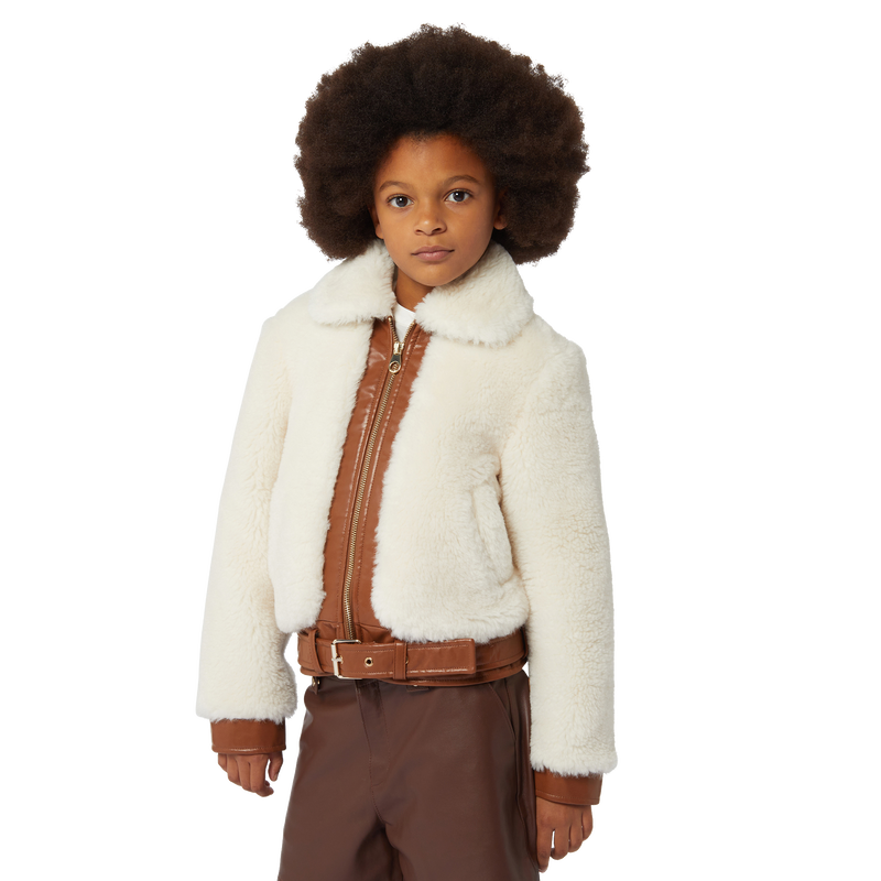 Fluffy Fleece Bomber Jacket CHLOE 
                    GIRL