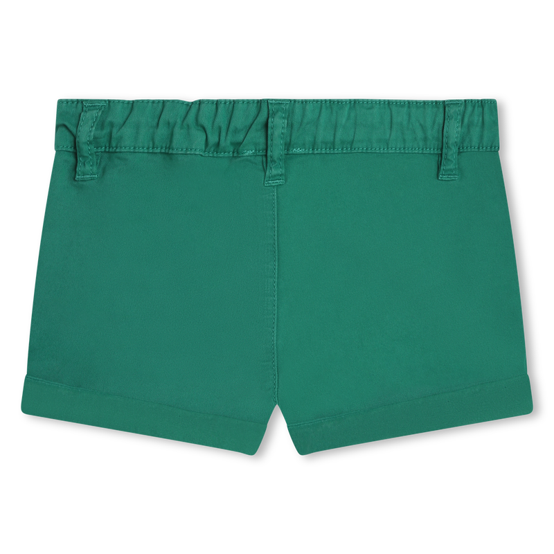 Cotton twill shorts