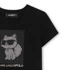 Short-Sleeved T-Shirt KARL LAGERFELD KIDS 
                    GIRL