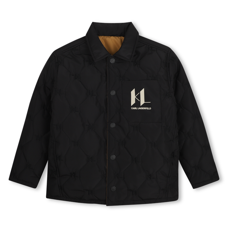 Reversible down jacket KARL LAGERFELD KIDS 
                        BOY