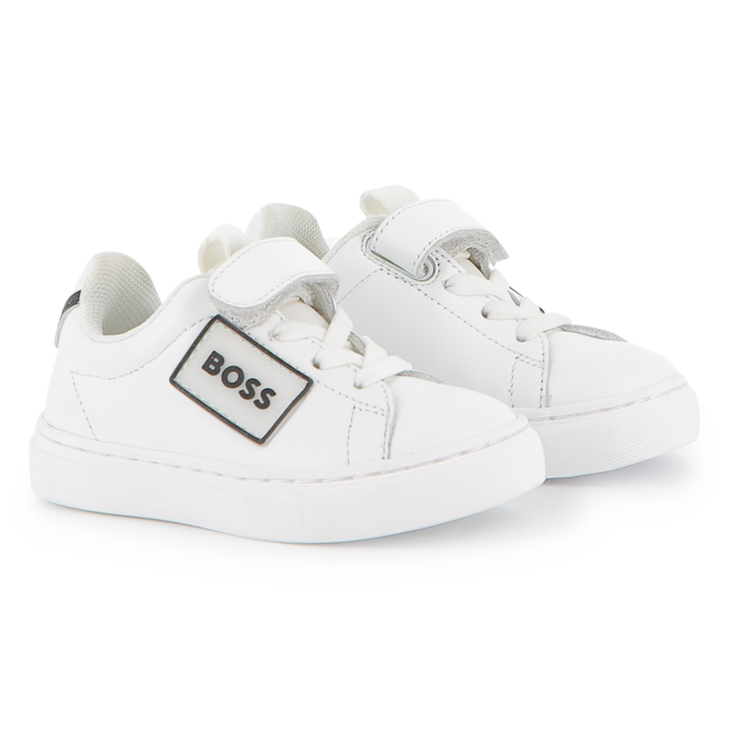 Cowhide leather sneakers BOSS 
                    BOY