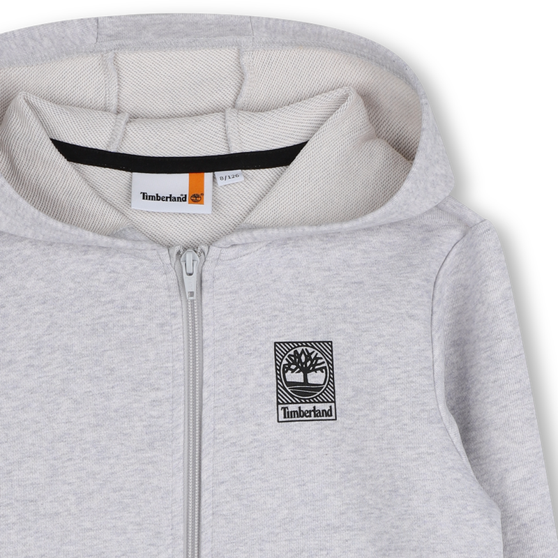 Fleece hooded cardigan TIMBERLAND 
                        BOY