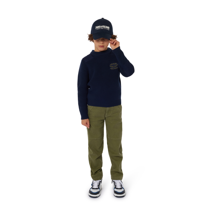 Zip-Up Leather Sneakers ZADIG & VOLTAIRE 
                        BOY