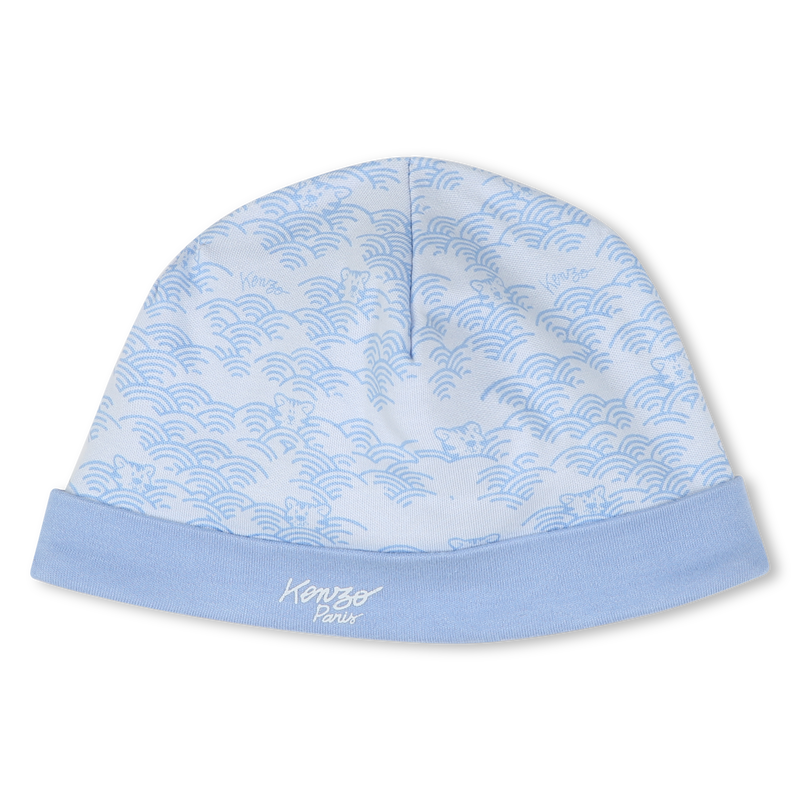 Cotton pajamas, bib and hat KENZO KIDS 
                        BOY