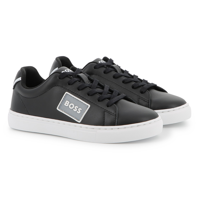 Cowhide leather sneakers BOSS 
                        BOY