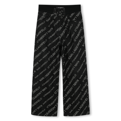 Denim trousers KARL LAGERFELD KIDS GIRL