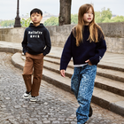 Round sweater with buttoned opening ZADIG VOLTAIRE 
                    GIRL