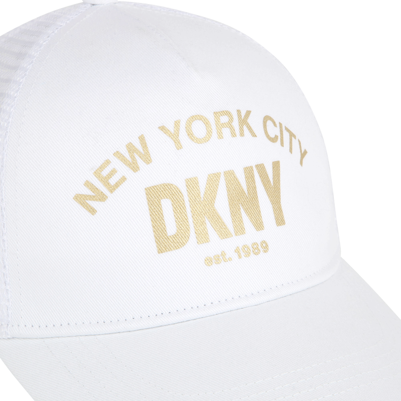 Bi-material logo cap DKNY 
                    GIRL