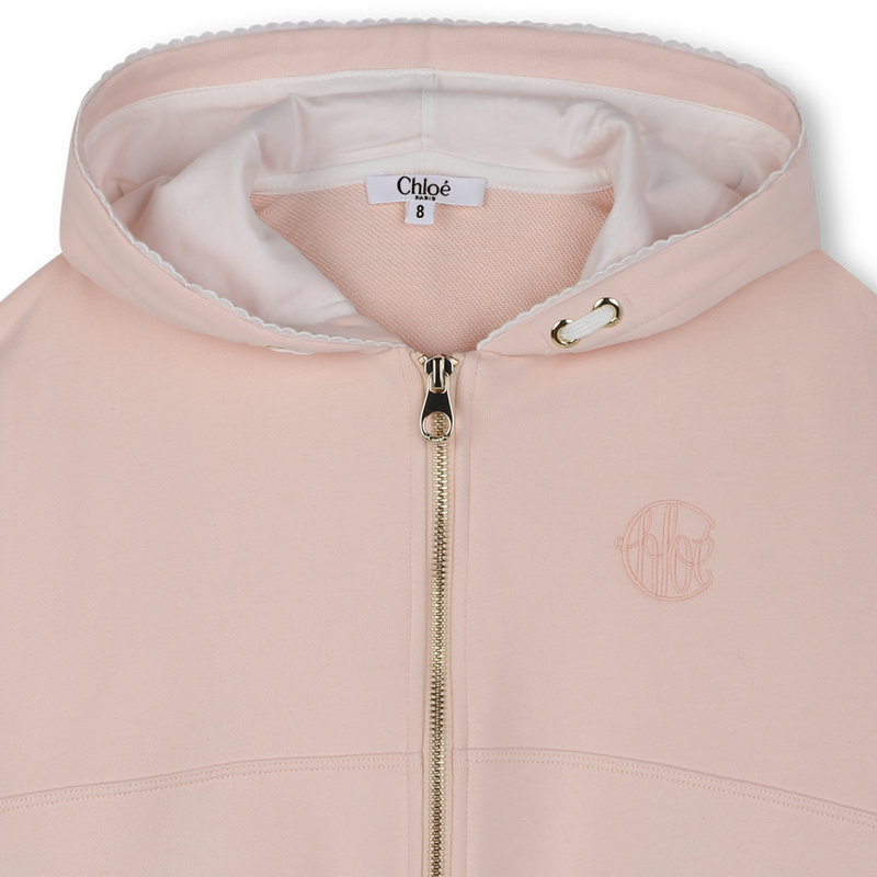 Zip-up hooded fleece cardigan CHLOE 
                    GIRL