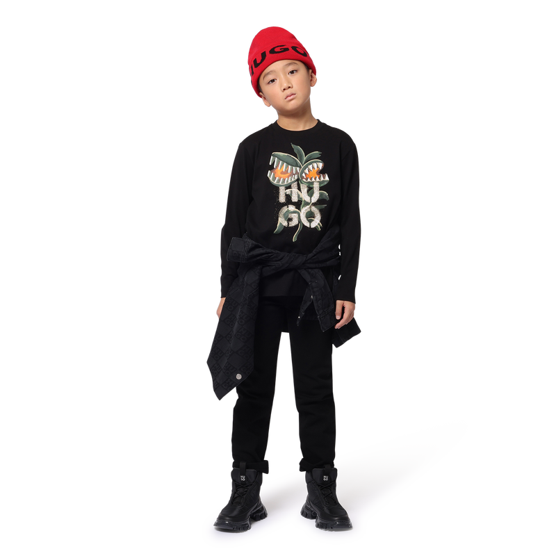 Long-Sleeved T-Shirt HUGO 
                    BOY