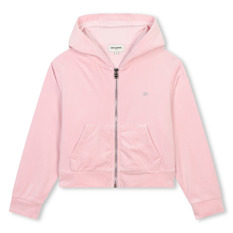 Hooded Zipped Sweatshirt SONIA RYKIEL 
                    GIRL
