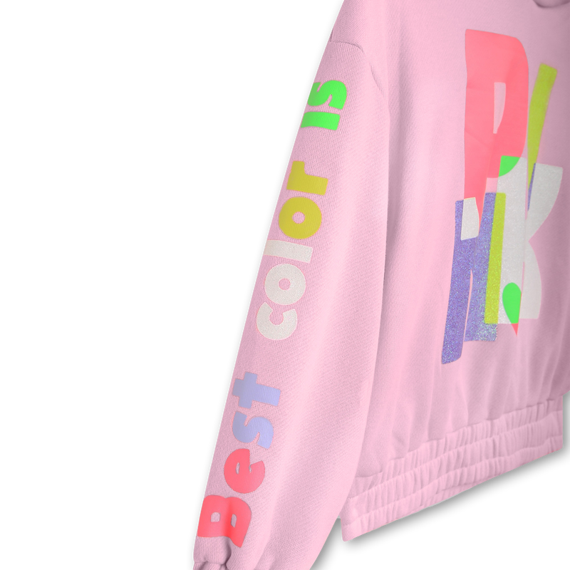 Brushed fleece hoodie BILLIEBLUSH 
                    GIRL