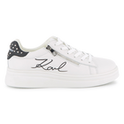 Cowhide Leather Sneakers KARL LAGERFELD KIDS 
                    GIRL