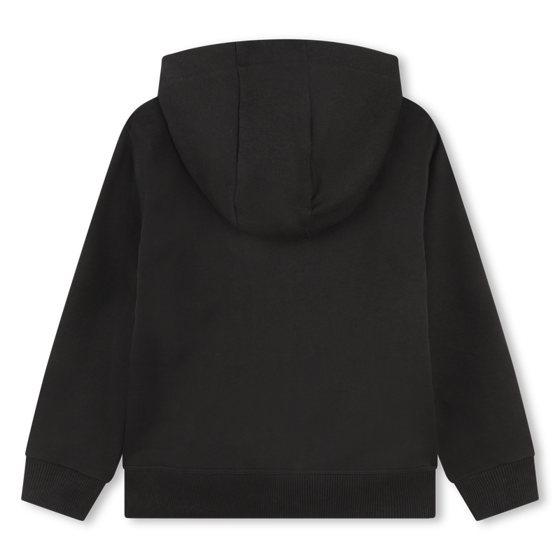 Hooded fleece zip sweatshirt HUGO 
                    BOY