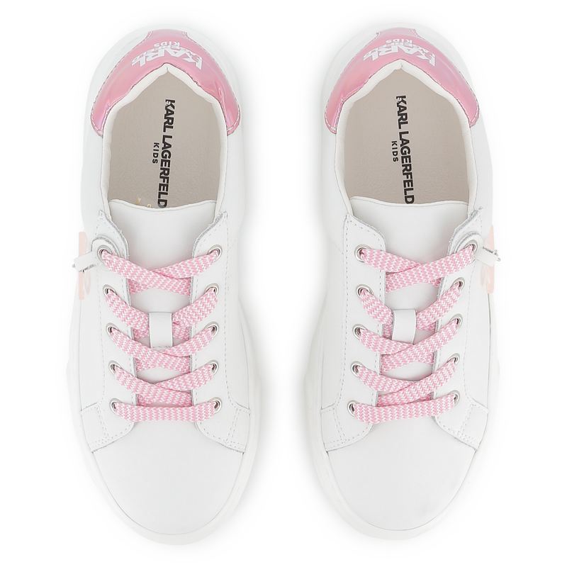 Lace-up low-top sneakers KARL LAGERFELD KIDS 
                        GIRL