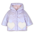 Hooded down jacket BILLIEBLUSH 
                    GIRL
