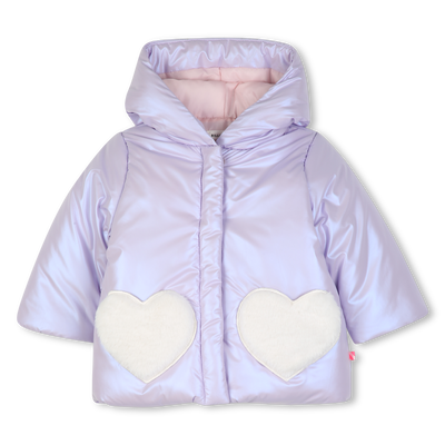 Hooded down jacket BILLIEBLUSH GIRL