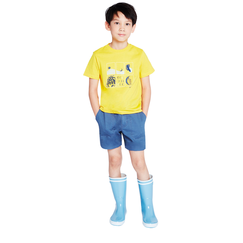 Cotton-rich Bermuda shorts