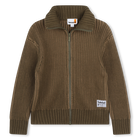 Zip-Up Knit Cardigan TIMBERLAND 
                    BOY