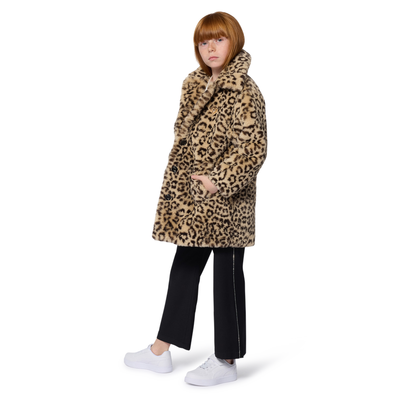 Long fleece coat SONIA RYKIEL 
                    GIRL