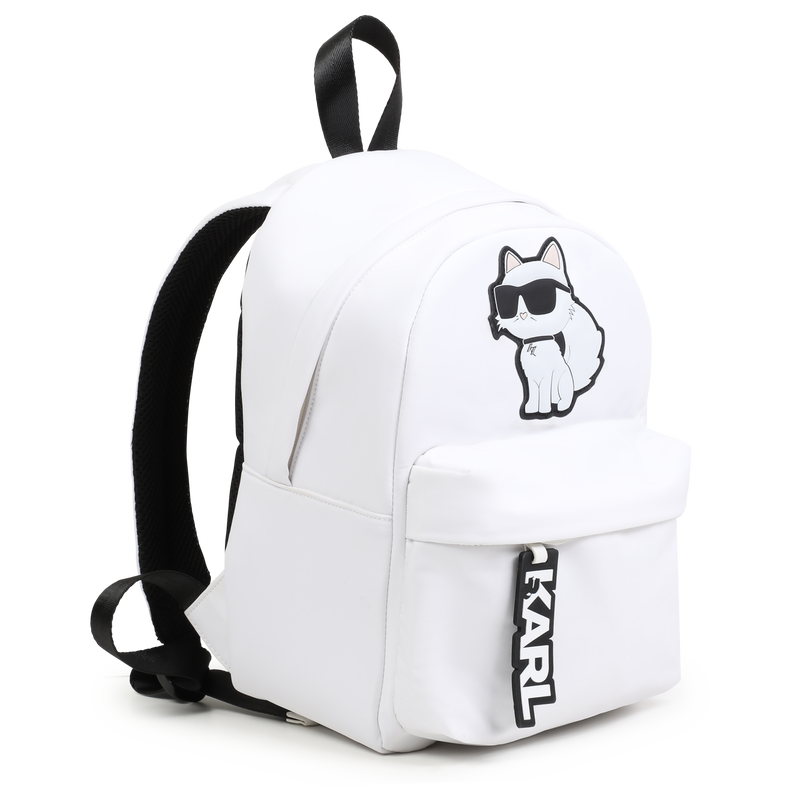 Small backpack with badge KARL LAGERFELD KIDS 
                        GIRL