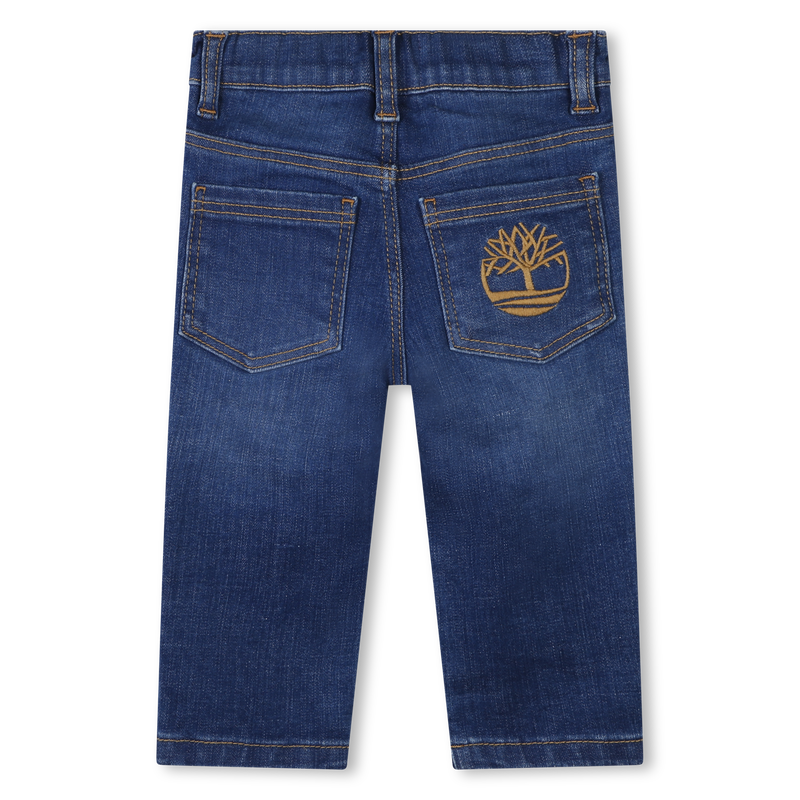Straight-Cut Contrast Jeans TIMBERLAND 
                        BOY