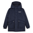 Hooded parka, NAVY, hi-res