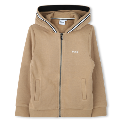 Hooded Zip-Up Cardigan BOSS BOY