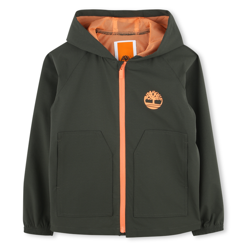 Zip-up hooded windbreaker TIMBERLAND 
                        BOY