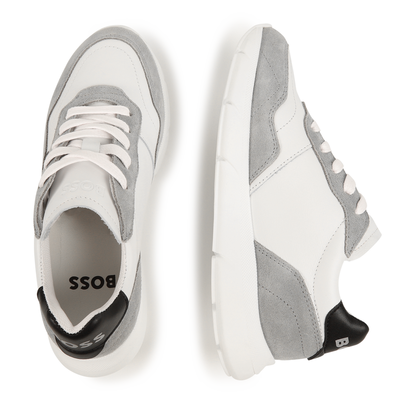 Lace-Up Leather Sneakers BOSS 
                    GIRL