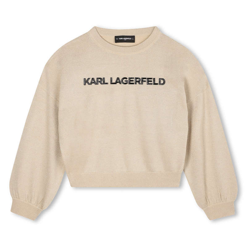 Knitted sweater KARL LAGERFELD KIDS 
                    GIRL