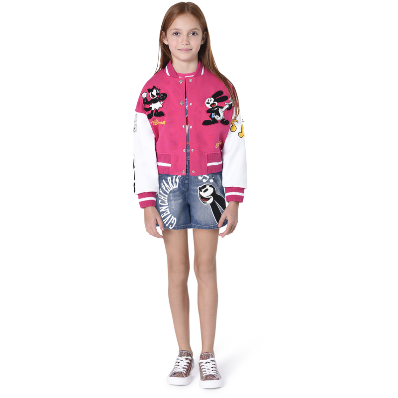 Disney patched denim overalls GIVENCHY 
                    GIRL