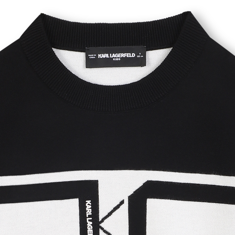 Knitted sweater KARL LAGERFELD KIDS 
                    BOY