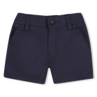 Cotton Chino Shorts, NAVY, hi-res