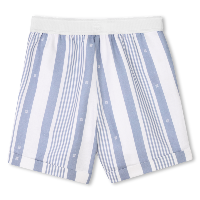 Linen-blend shirt and shorts GIVENCHY 
                    GIRL