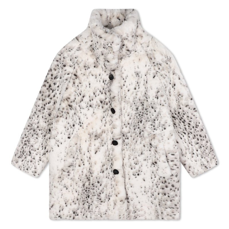 Fluffy Fleece Coat GIVENCHY 
                    GIRL