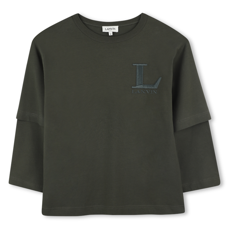 Double-sleeved T-shirt LANVIN 
                    BOY