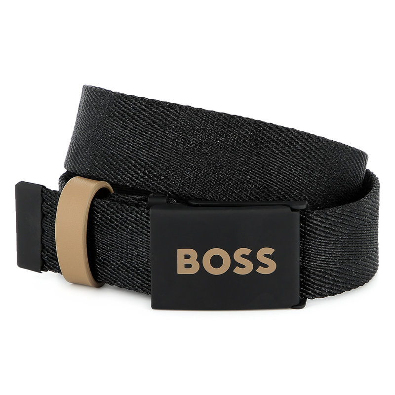 Leather belt with loop BOSS 
                    BOY