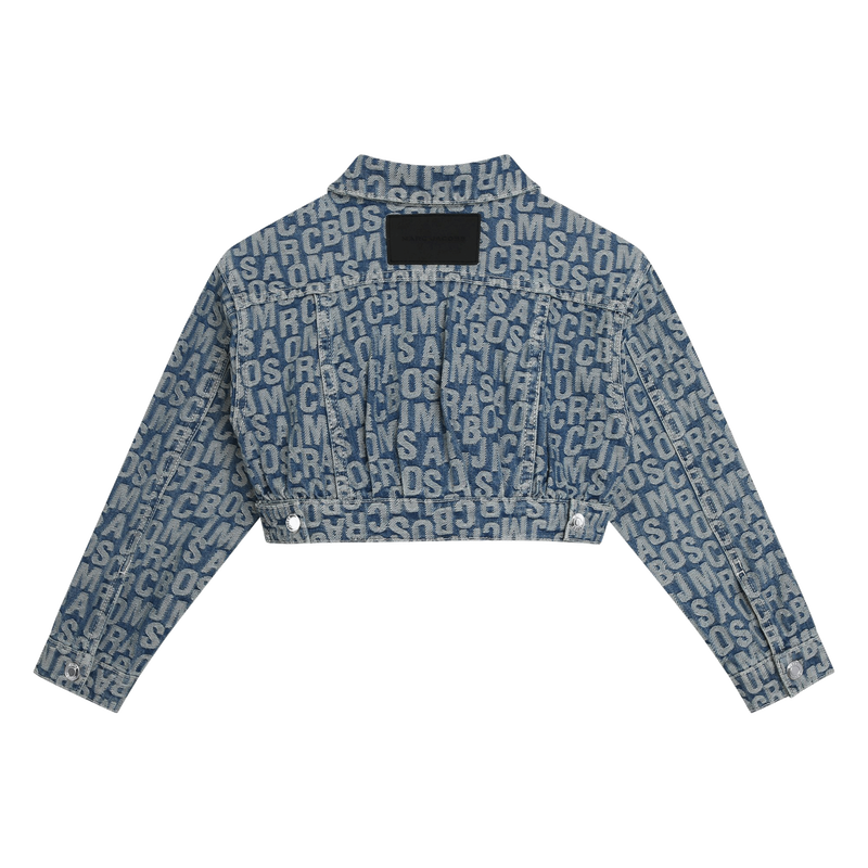 MARC JACOBS Printed Cropped Jean Jacket