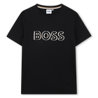 Short-sleeved cotton T-shirt BOSS 
                    BOY