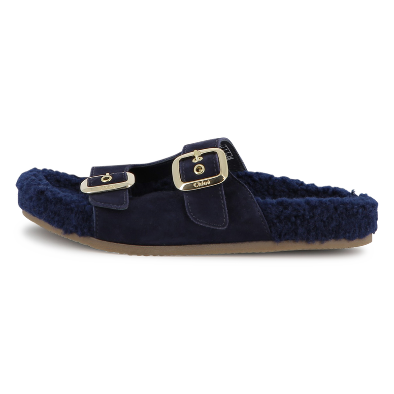 Cow suede leather sandals CHLOE 
                    GIRL