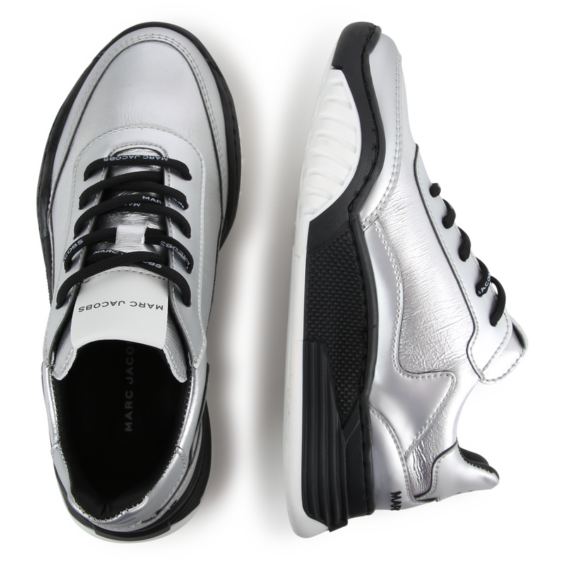 Marc jacobs silver sneakers store
