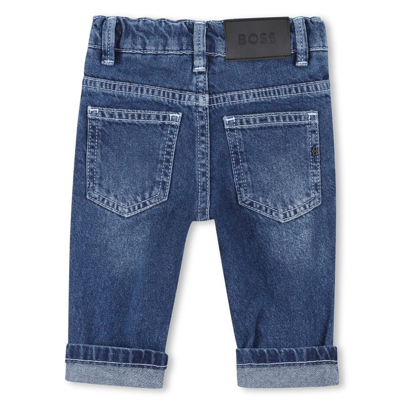 Five-Pocket Cotton Jeans BOSS 
                        BOY