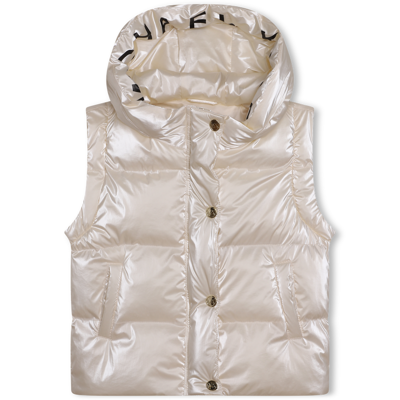 Michael kors sale white puffer vest
