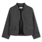 Striped jacket with fancy collar ZADIG VOLTAIRE 
                    GIRL