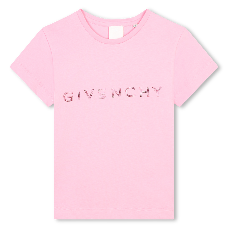 Diamanté Cotton T-Shirt GIVENCHY 
                    GIRL