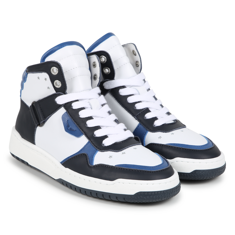 Zip-Up Leather Sneakers ZADIG & VOLTAIRE 
                        BOY