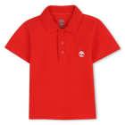 Short-Sleeved Polo Shirt, RED, hi-res