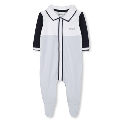 Tricolor polo-neck pajamas BOSS BOY